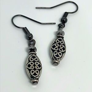 Gunmetal Celtic Knot Earrings.